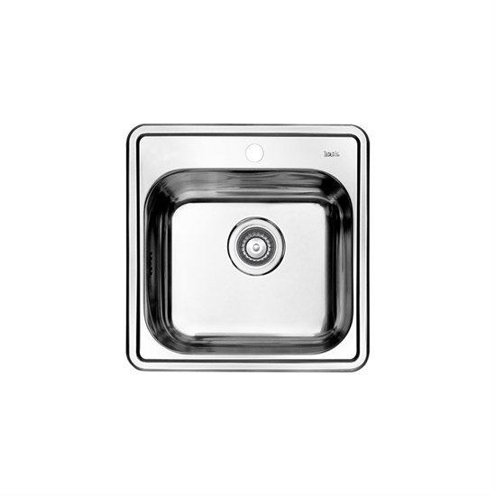 IDDIS Мойка врезного монтажа с сифоном Strit S, нерж. сталь, полир., 485*485 (STR48P0i77S) STR48P0i77S - фото 295894