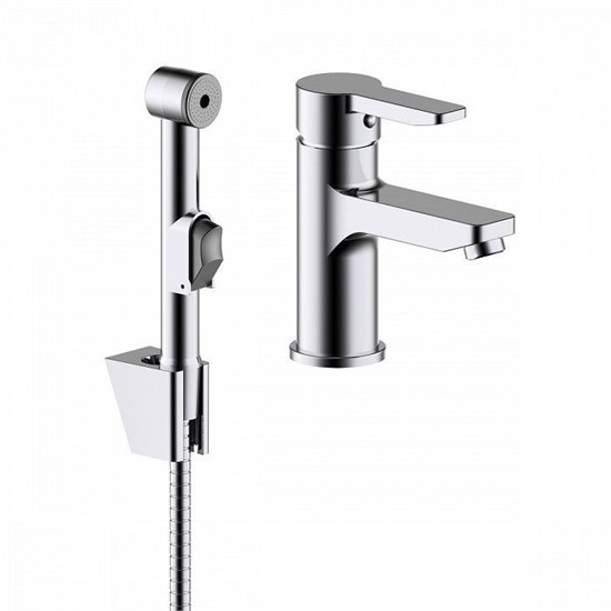 IDDIS Смеситель для раковины с гигеническим душем Sena (SENSB00i08) SENSB00i08 - фото 296014