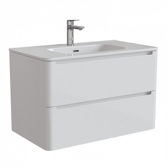 IDDIS Тумба с раковиной Edifice 80 подвесная белая (EDI80W0i95K) EDI80W0i95K - фото 296218