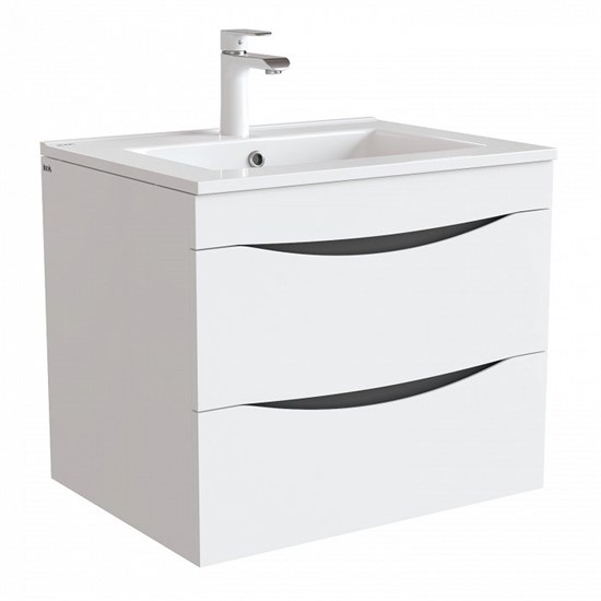 IDDIS Тумба с раковиной Cloud 60 подвесная белая (CLO60W0i95K) CLO60W0i95K - фото 296251