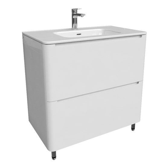 IDDIS Тумба с раковиной Edifice белая, 80 см (EDI80WFi95K) EDI80WFi95K - фото 296269