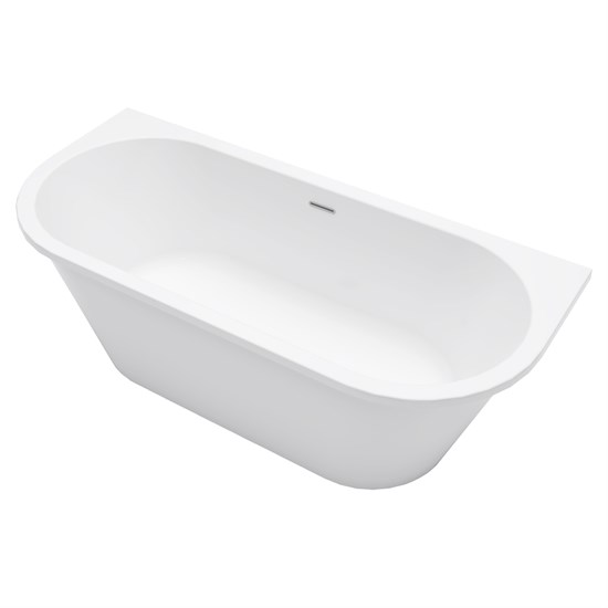 AZARIO Ванна акриловая ELCON 1700x750x580 пристенная, в комплекте с сифоном и металлической рамой (ELC17075) ELC17075 - фото 297857