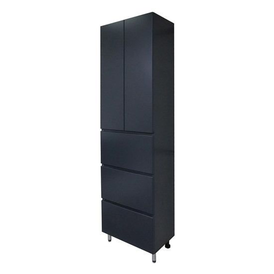 AZARIO Пенал Эстима 52/3 520х330х1960 напольный, графит (CS00094563), цвет Графит CS00094563 - фото 299225