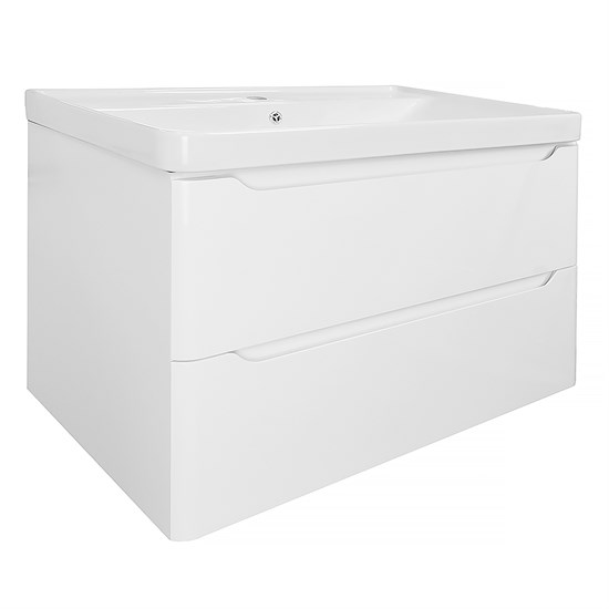 AZARIO Комплект Тумба LOTOS 80/2 815х480х570 подвесная с раковиной Monte 80 (CS00083931), цвет белый CS00083931 - фото 299528