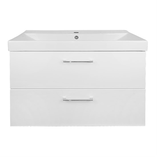 AZARIO Комплект Тумба Ника 80 815х470х570 подвесная, с раковиной Tempo 80 (CS00091369), цвет белый CS00091369 - фото 299573