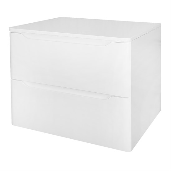 AZARIO Тумба LOTOS 60/2 600х460х500 подвесная, без раковины, белый глянцевый (CS00084142), цвет белый CS00084142 - фото 299856