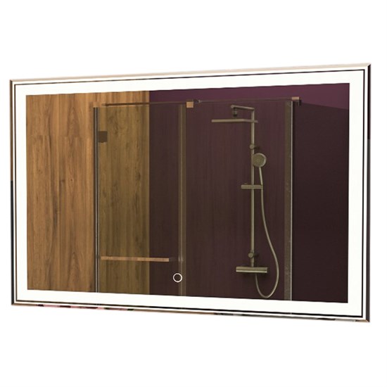 AZARIO Зеркало Melis 800х700 влагостойкое с подсветкой и диммером (CS00066635) CS00066635 - фото 300154