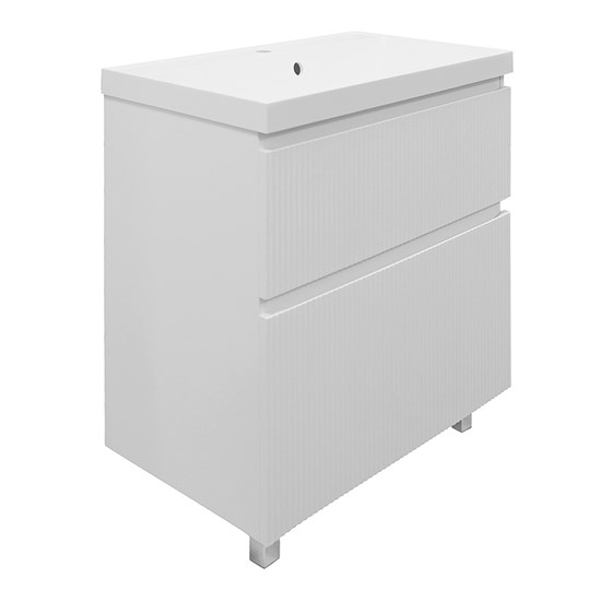 AZARIO Комплект Тумба Viola 80/2Н 800х450х850 напольная, с раковиной Астория 80, белый матовый (CS00097140), цвет белый матовый CS00097140 - фото 300898