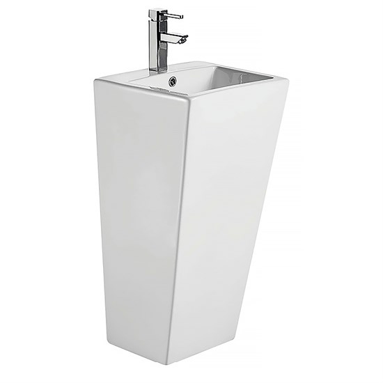AZARIO Раковина напольная FRETTA SQUARE 440х380х835 отдельностоящая, прямоугольная (AZ-303) AZ-303 - фото 302140