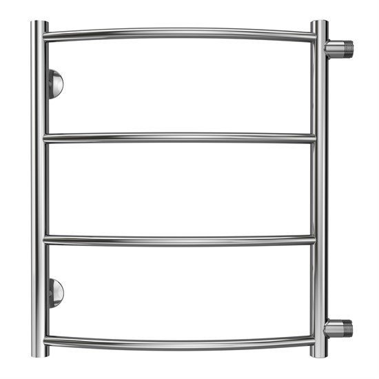 AZARIO Полотенцесушитель водяной VERONA 500/600 4 секции, боковое подключение, 1", хром (AZ04556) AZ04556 - фото 306558