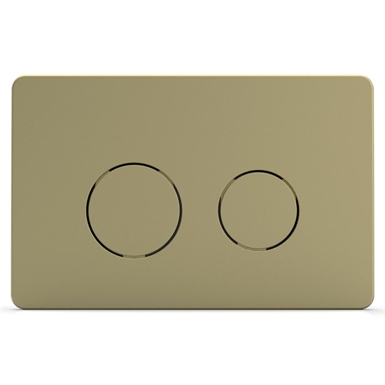 AZARIO Кнопка смыва двойная, круглая, цвет золото (AZ-8200-0086/AZ-P57-0160) AZ-8200-0086/AZ-P57-0160 - фото 307933