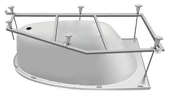 AZARIO Монтажный комплект к ванне PAOLINA 170х97, универсальный (AV.0073170K) AV.0073170K - фото 308002