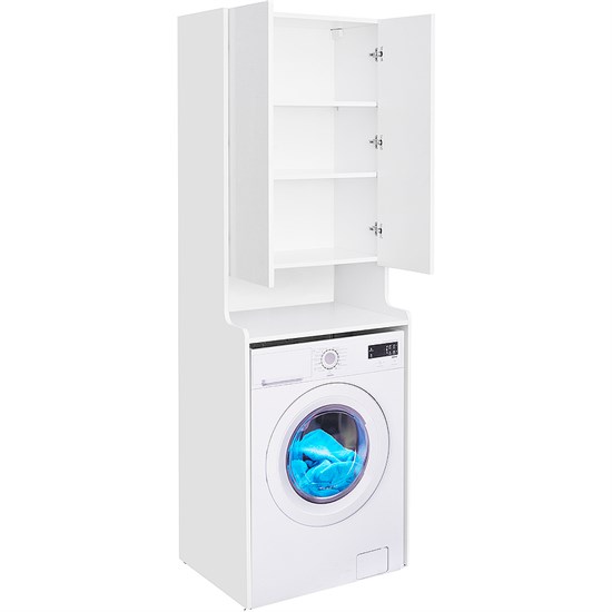 AQUATON Шкаф для стиральной машины ЛОНДРИ 60 белый глянец (1A260503LH010) 1A260503LH010 - фото 308750