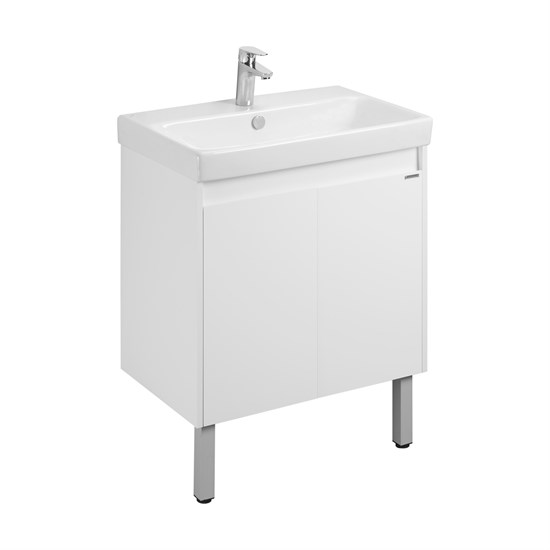 AQUATON Тумба под раковину Сканди 70 Doors универсальная, белый (1A278901SD010) 1A278901SD010 - фото 309011