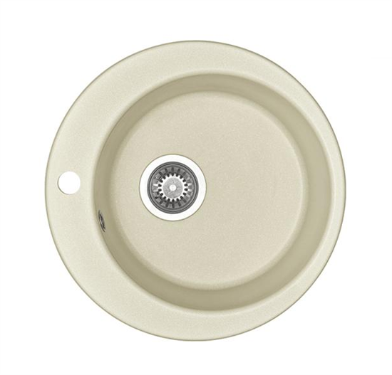 AQUATON Кухонная мойка Иверия 480мм., цвет жемчуг (1A711032IV240) 1A711032IV240 - фото 310157