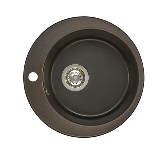 AQUATON Кухонная мойка Иверия 480мм., цвет кофе (1A711032IV280) 1A711032IV280 - фото 310500