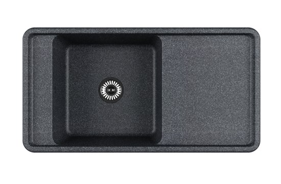 AQUATON Мойка для кухни Беллис 97 графит (1A725132BS210) 1A725132BS210 - фото 310695