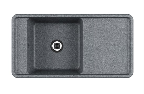 AQUATON Мойка для кухни Беллис 97, цвет серый (1A725132BS230) 1A725132BS230 - фото 310733