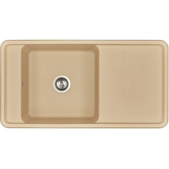 AQUATON Кухонная мойка Беллис 97 цвет Латте (1A725132BS260) 1A725132BS260 - фото 310859