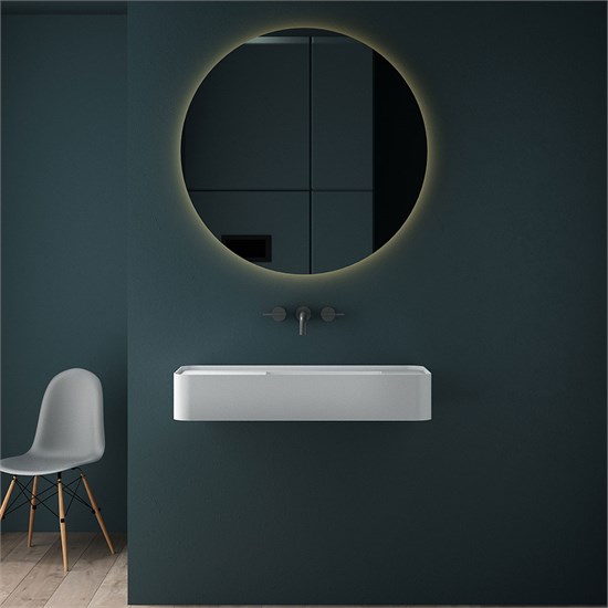 VINCEA Раковина из искусственного камня VWB-6S412MW, 1200*400*150, подвесная, цвет белый матовый VWB-6S412MW - фото 319221