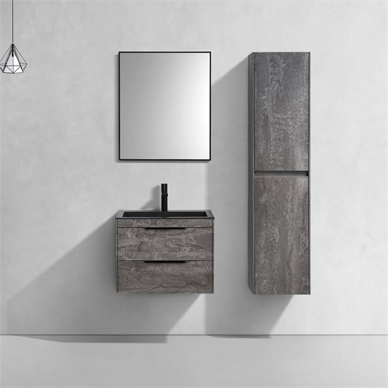 VINCEA База под раковину Chiara 2D 600 подвесная, 2 выкатных ящика soft-close, G.Stone VMC-2C2600GS - фото 319871