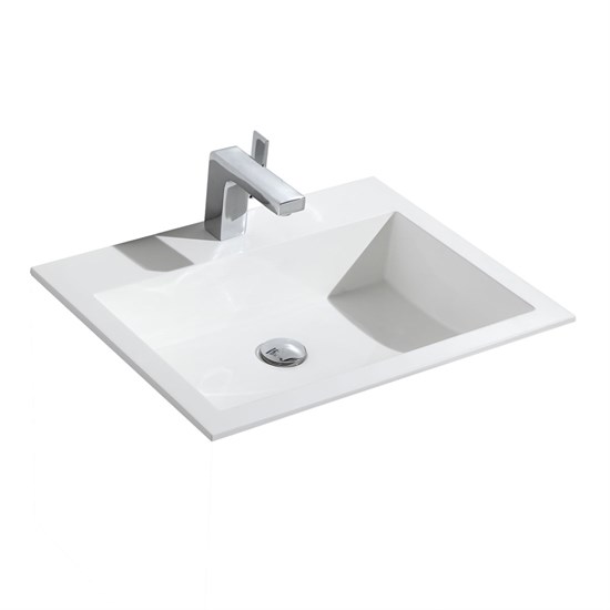 VINCEA Раковина VCB-13600W из искусственного камня, цвет белый VCB-13600W - фото 319907