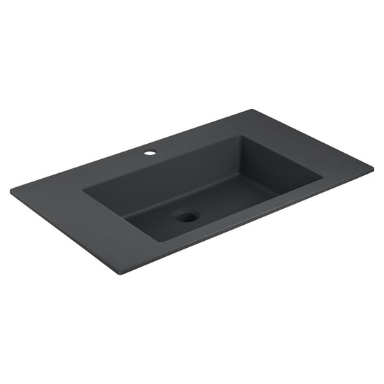 VINCEA Раковина VCB-13800B из кварца, цвет черный VCB-13800B - фото 319975