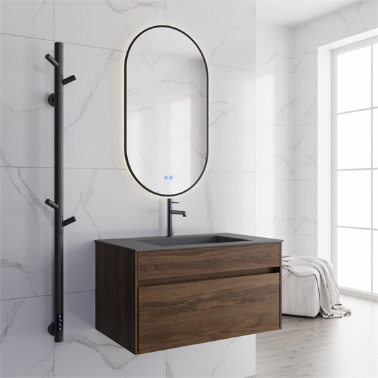 VINCEA База под раковину Chiara 800 подвесная, 1 выкатной ящик soft-close, C.Oak VMC-2C800CO - фото 320096