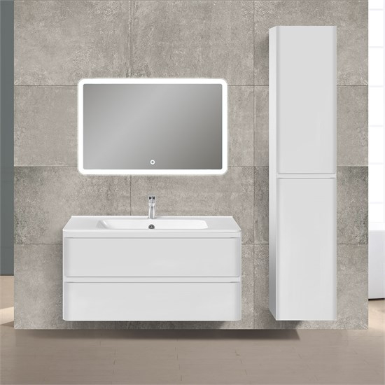 VINCEA База под раковину Vico 1000 подвесная, 2 выкатных ящика soft close, G.White VMC-2V100GW - фото 320574