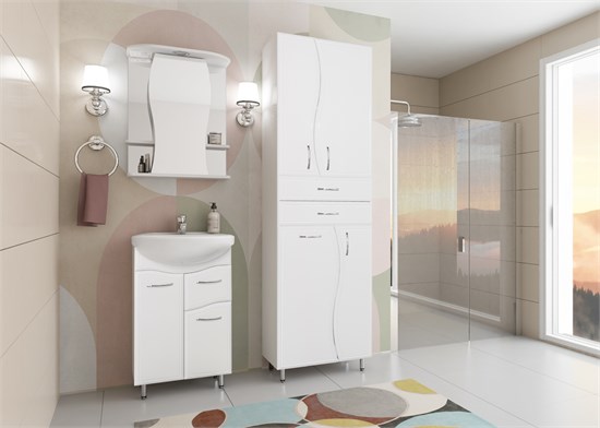 STYLE LINE Колонна 600 (2ящ.,корзина) 2000*600*340, Волна ЛС-000010047