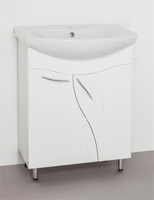 STYLE LINE Тумба с раковиной Амелия 65 под умывальник Балтика 65 ЛС-00000009