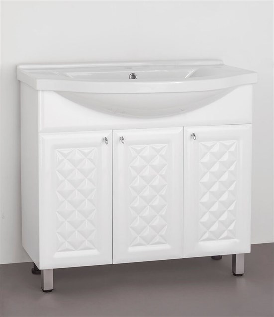 STYLE LINE Тумба с раковиной Style Line Канна 90 под умывальник Эльбрус-90 ЛС-00000168