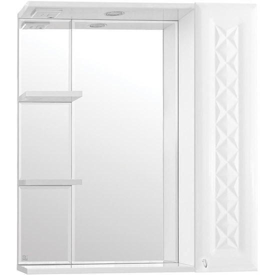 STYLE LINE Зеркальный шкаф Канна 75/С, Люкс ЛС-00000295 - фото 325324
