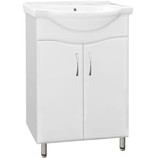 STYLE LINE Тумба с раковиной Эко Волна 9 под умывальник Байкал 60 ЛС-00000100