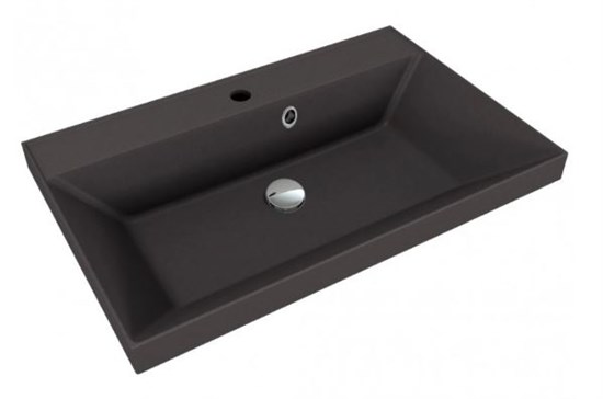 STYLE LINE Умывальник ASTI 700x450 кварц, антрацит СС-00002471 - фото 326091