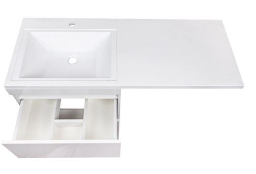 STYLE LINE Раковина для мебели Даллас 1200*480 левый (отдельно не продается) СС-00000367