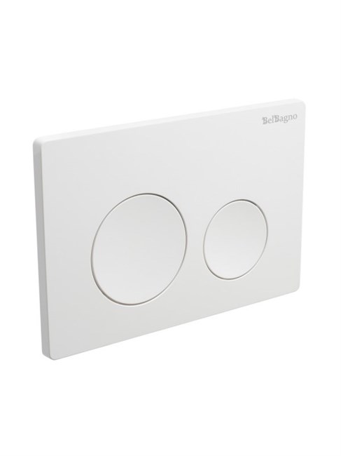 BELBAGNO Кнопка смыва BB-03C-BL, белый глянец BB-03C-BL - фото 328268