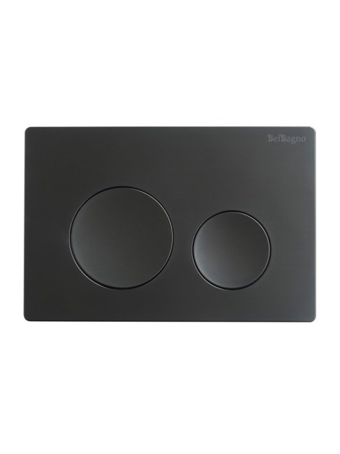 BELBAGNO Кнопка смыва BB-03C-NERO.M, черный матовый BB-03C-NERO.M - фото 328272