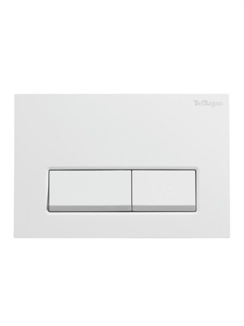 BELBAGNO Кнопка смыва BB-15R-BL, белый глянец BB-15R-BL - фото 328279