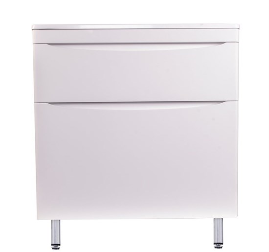 STYLE LINE El Fante Bergamo El Fante Тумба напольная "Бергамо мини 90" (2 ящ.) Люкс антискрейтч белый, PLUS СС-00002361
