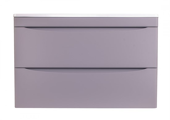 STYLE LINE El Fante Bergamo El Fante Тумба подвесная "Бергамо мини 80" (2 ящ.) Люкс антискрейтч серый, PLUS СС-00002323