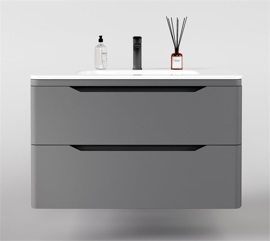 STYLE LINE El Fante Marella El Fante Тумба подвесная "Марелла 90" (2 ящ.) Люкс антискрейтч серый, PLUS СС-00002415