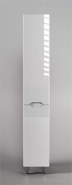 STYLE LINE El Fante Marella El Fante Колонна универсальная "Марелла L" с корзиной, Люкс антискрейтч белый глянец, PLUS СС-00002428