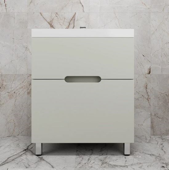 STYLE LINE Тумба напольная "Матис 70" под ASTI 70 (2 ящика), ОЛИВА, ЭМАЛЬ ЛС-00002435