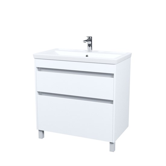 IDDIS Тумба с умывальником, напольная, 80 см, белый, Zodiac X, , (ZDX80WFi95K) ZDX80WFi95K