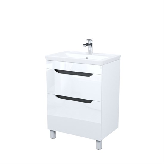 IDDIS Тумба с умывальником, напольная, 60 см, белый, Ray, , RAY60WFi95K RAY60WFi95K