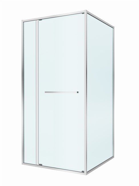 CEZARES Lux Душевой уголок прямоугольный двери раздвижные размер 100x90 см, цвет профиль - хром / стекло - прозрачное LUX-AH-FS-11-100/90-C-CR