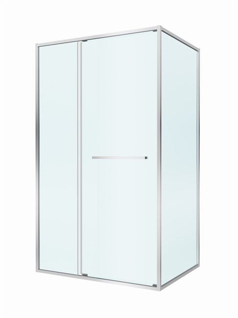 CEZARES Lux Душевой уголок прямоугольный двери раздвижные размер 120x90 см, цвет профиль - хром / стекло - прозрачное LUX-AH-FS-11-120/90-C-CR