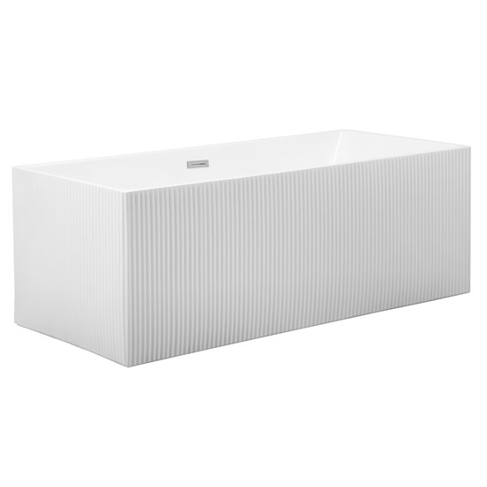 AZARIO Ванна акриловая KATRINA 1700x750x580 отдельностоящая, рифленая, в комплекте с сифоном и металлической рамой (AZ-6601C-17075) AZ-6601C-17075