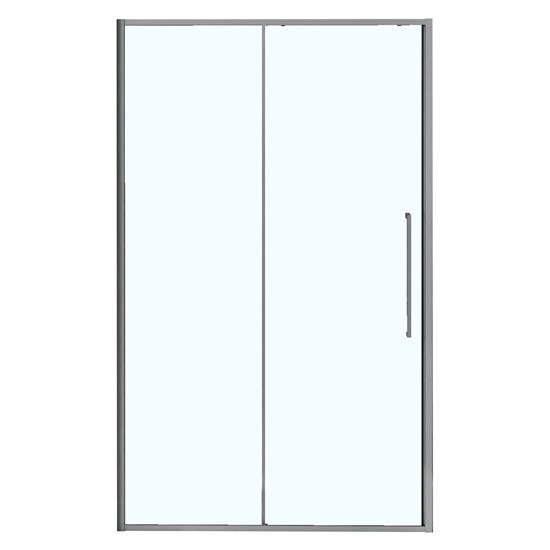 AZARIO Душевая дверь SHANGHAI 1200х1950 раздвижная, прозрачное стекло 6 мм, профиль матовый графит (AZ-Y43-120-MGR-CL) AZ-Y43-120-MGR-CL